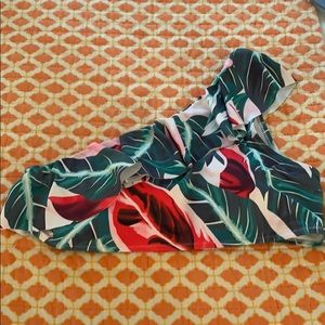 One shoulder bikini top